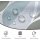 Gelbchu Grey Shower Curtain 72 x 72 Inches