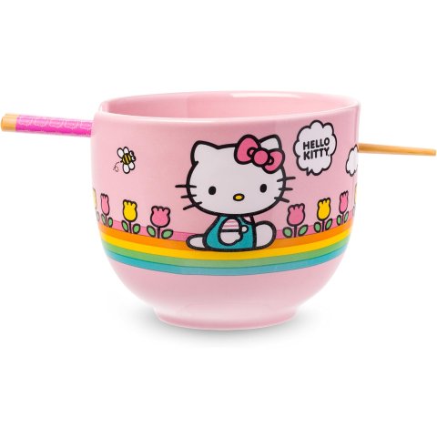 Hello Kitty 20oz陶瓷拉面碗，适用微波炉、洗碗机