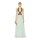 The Siren Silk Chiffon Dress Mint Black