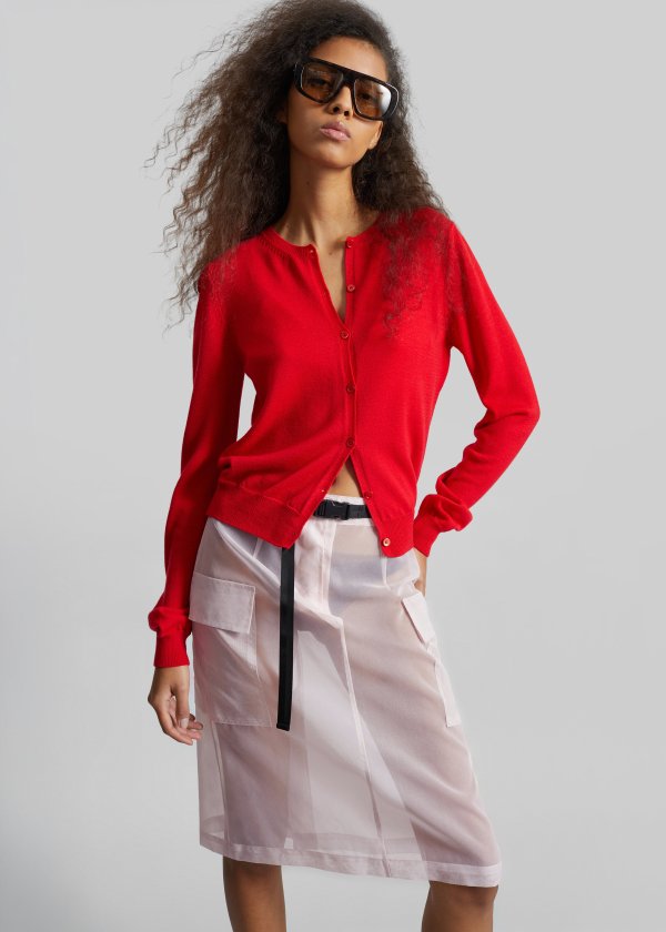 Tilly Sheer Skirt Faded Pink