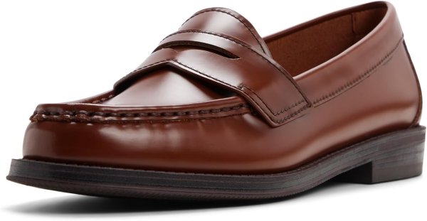 Mabel Leather Penny Loafer for Women
