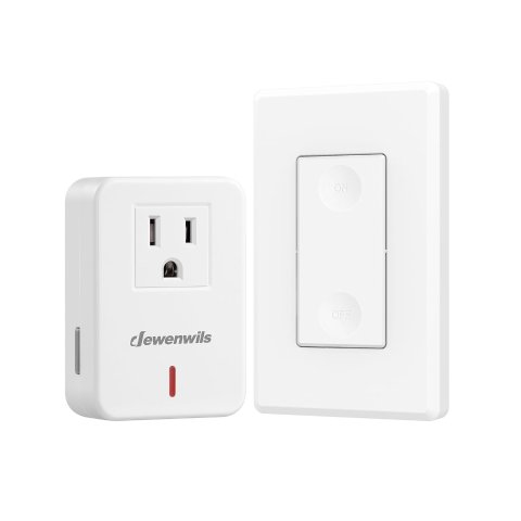 DEWENWILS Wireless Remote Control Outlet Wall Mounted