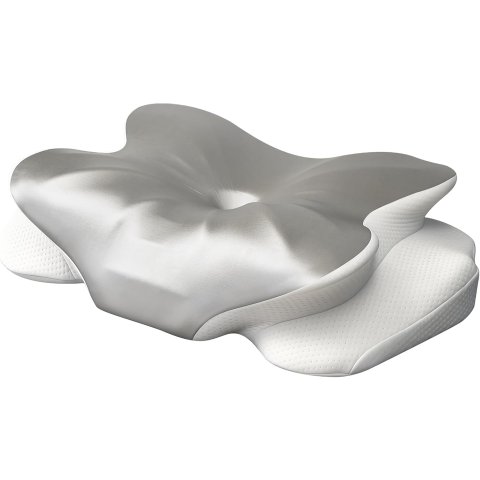 Cervical Memory Foam Pillow Silky Cover 23.5x14.5x5.5in