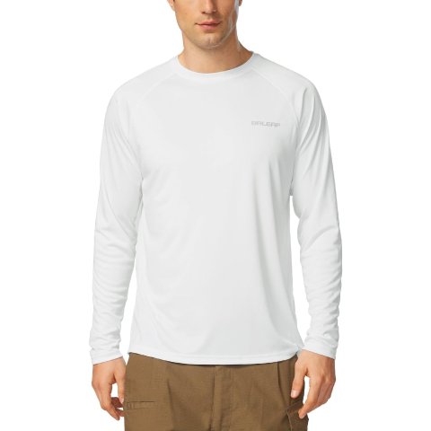 Men s Long Sleeve Sun Protection Shirt UPF 50+