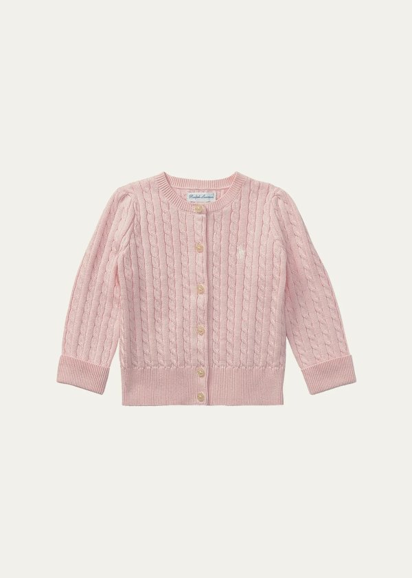 Cable Knit Cotton Cardigan 3-12 Months