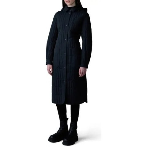 Tadoka 长款连帽羽绒服