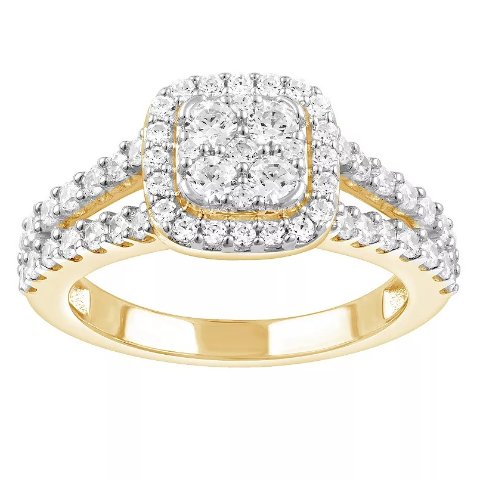 Lab Grown Diamond Ring 1 Carat