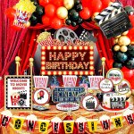 Yusino 电影主题生日派对装饰 气球拱门