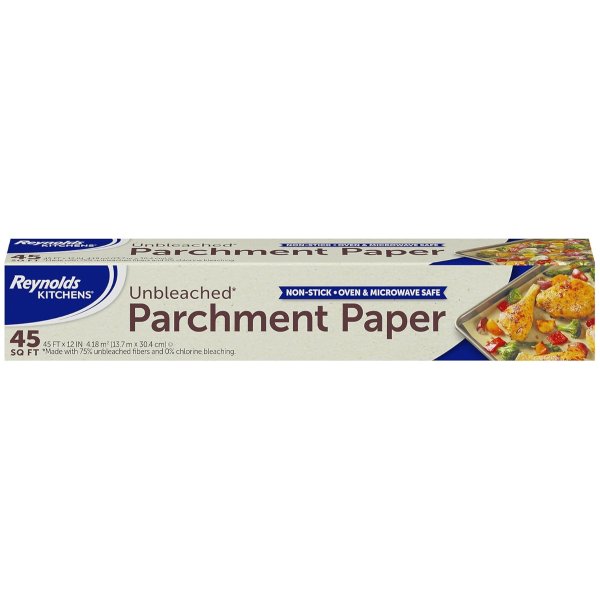 2 for $4.23Reynolds Kitchens Unbleached Parchment Paper Roll 45ft