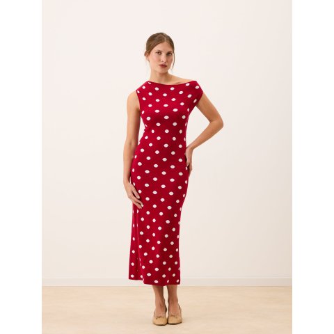 RoujeMANU Red Polka Dot Dress