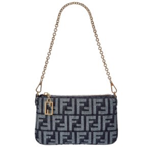 Fendi Baguette 牛仔手拿包