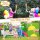 Infowush Kids Bubble Machine with Light Adjustable Height