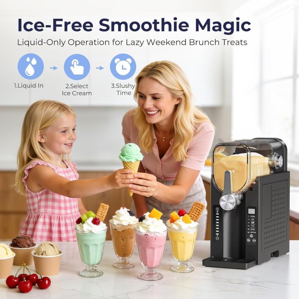 Slushie Machine 制冰机 黑色 1台