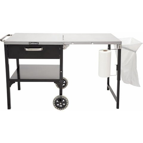 Cuisinart Prep n Cook Stainless Steel Folding Table 48x24 Inch
