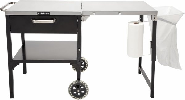 Cuisinart Prep'n Cook Stainless Steel Folding Table 48x24 Inch