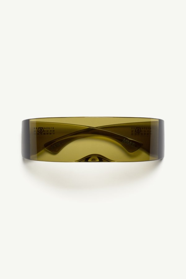 S28YC0007 Wraparound Sunglasses Black