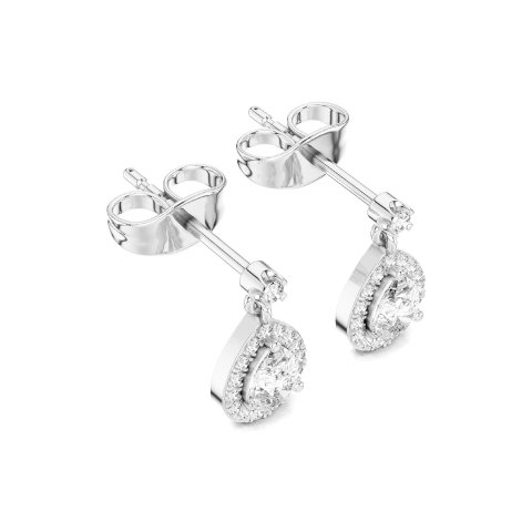 14K Lab-Grown Diamond Earrings 0.50 ct