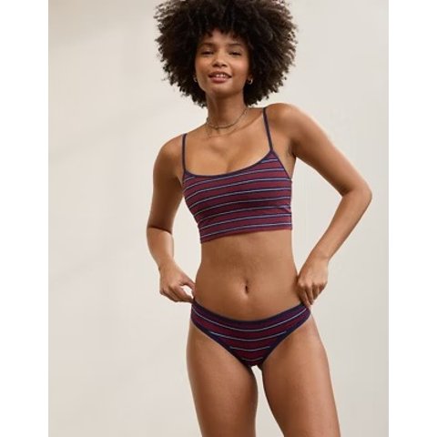 AEO10条仅$38！Aerie Superchill 棉质女士丁字裤
