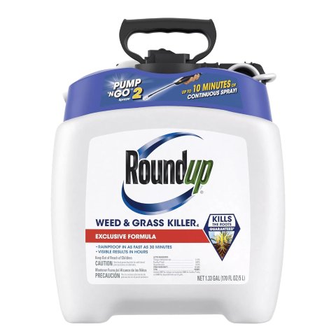 Roundup Weed Killer Pump Sprayer 1.33 Gallon