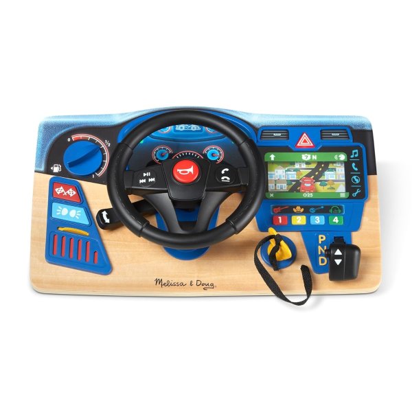  Vroom & Zoom 木质方向盘玩具 声光