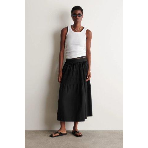 Nordstrom Tiered Midi Skirt for Women
