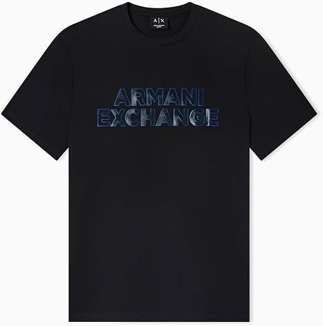 Armani Exchange 男士修身标志T恤