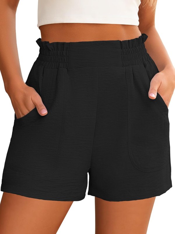 ANRABESS Women’s High Waist Wide Leg Shorts 2026