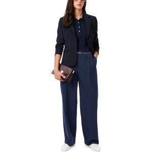 $24.39 Lacoste Women's Velour Oversize Fit Trousers, Sinople, 40 at Amazon Women’s Clothing store