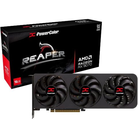 PowerColorReaper RX 9070 16GB GDDR6 Graphics Card