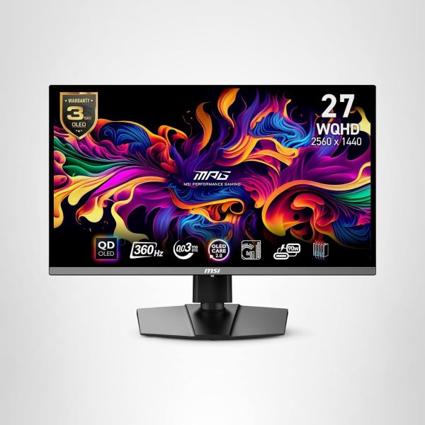  MPG 271QRX OLED Gaming Monitor 27 Inch Black