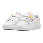 Puma Smash 幼童可爱魔术贴小白鞋