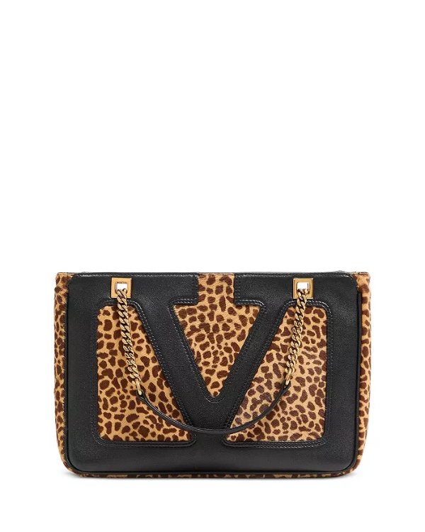 Viva Superstar Small Leopard Print Tote