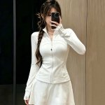 lululemon 必穿外套 白色银链Define 全码有货$84(原$148)