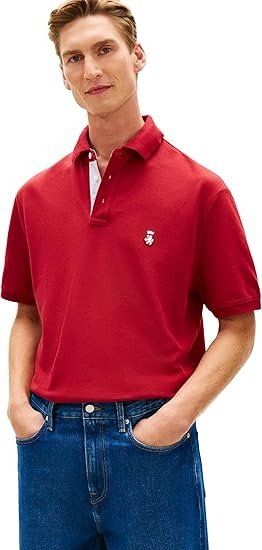 Tommy Hilfiger 男士短袖经典POLO衫 刺绣标志