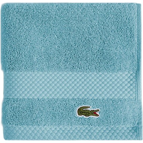 Lacoste Heritage 纯棉方巾 天蓝色 13x13英寸