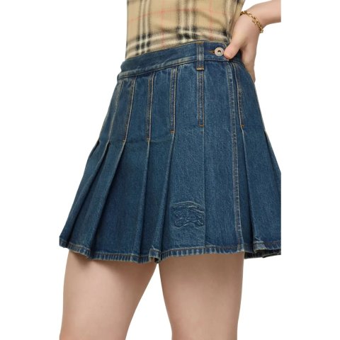 Dahlia 百褶牛仔迷你裙 女款