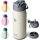 BOTTLE BOTTLE 16oz Stainless Steel Insulated Sports Water Bottle with Straw Gray