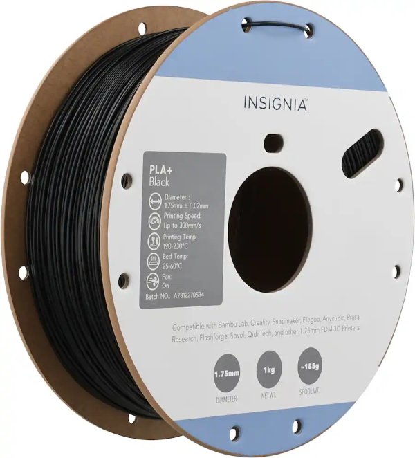 PLA+耗材 1.75mm 黑色 NS-3FSPLAP2BK