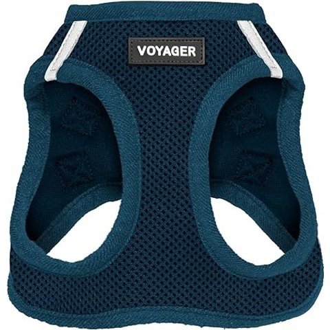 Best Pet Supplies Voyager Step-in Air Mesh Harness XXS Reflective Blue for Dogs and Cats