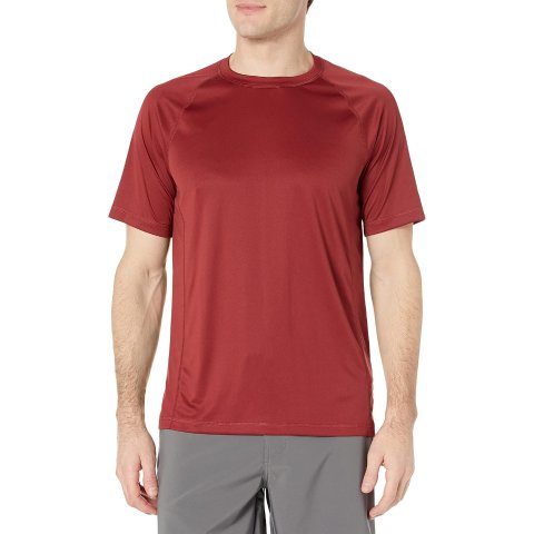 Amazon Essentials 男士修身速干短袖防晒泳衣