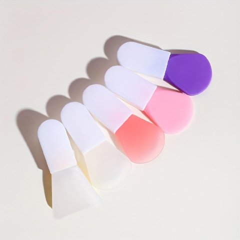 Silicone Face Mask Applicators 5 Pack Soft Facial Brush Flexible Tool