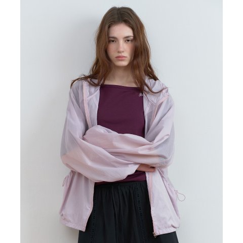 ROLAROLAHooded Wind Jacket Pink