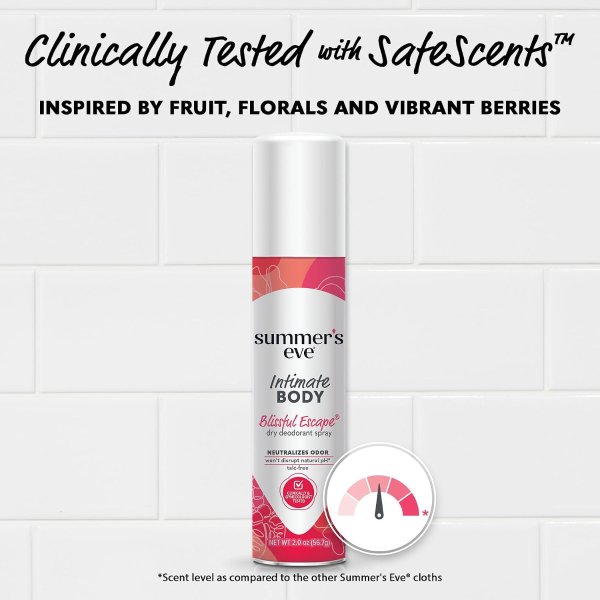 SummersEve Summer's Eve Daily Refreshing Feminine Spray Blissful Escape 2 oz