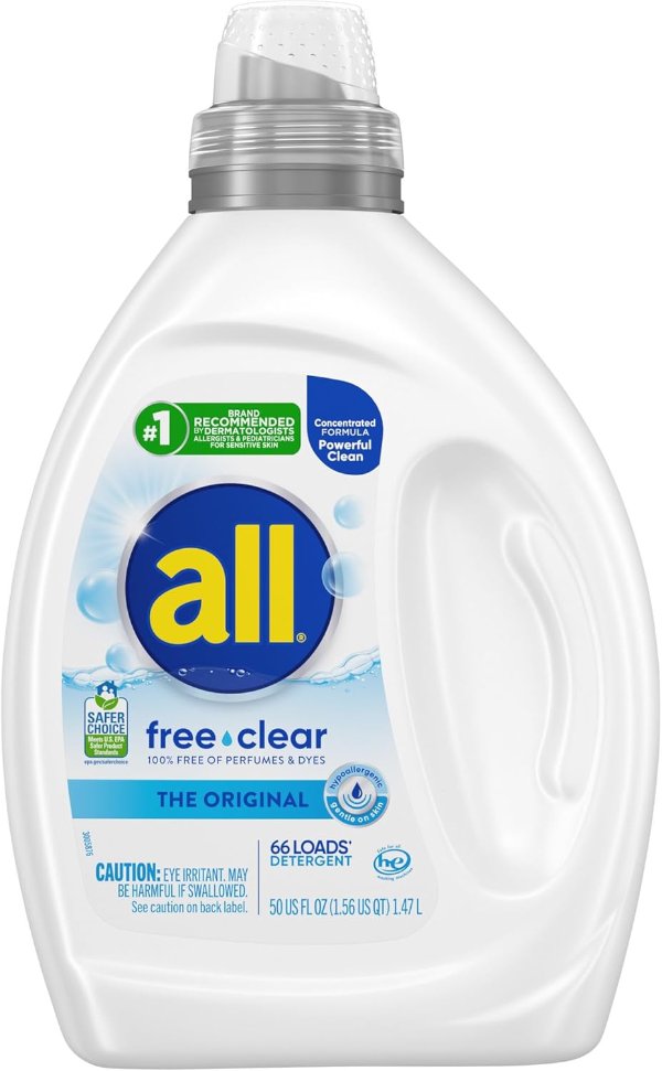 free clear 洗衣液 50盎司