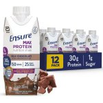 Ensure 巧克力味高蛋白饮料 11盎司 12瓶装