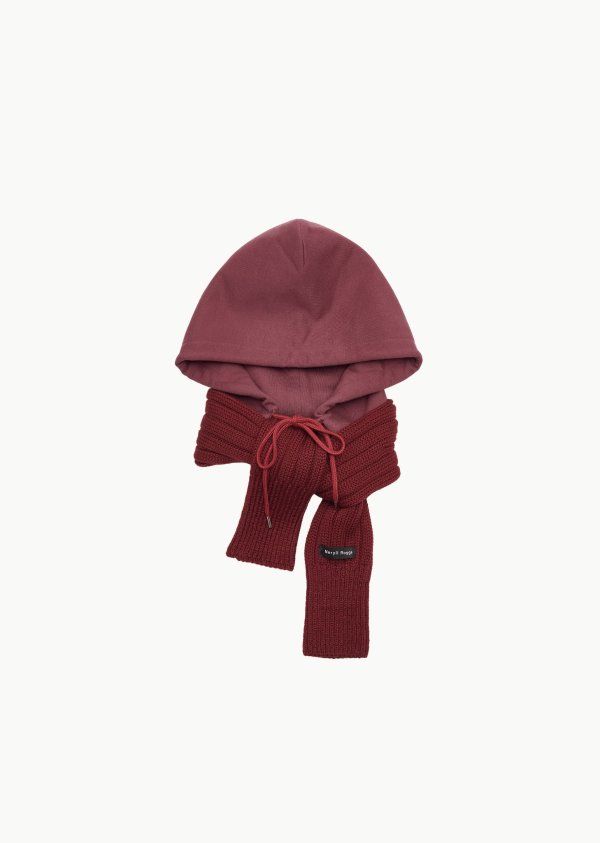 Hoodie Scarf Burgundy