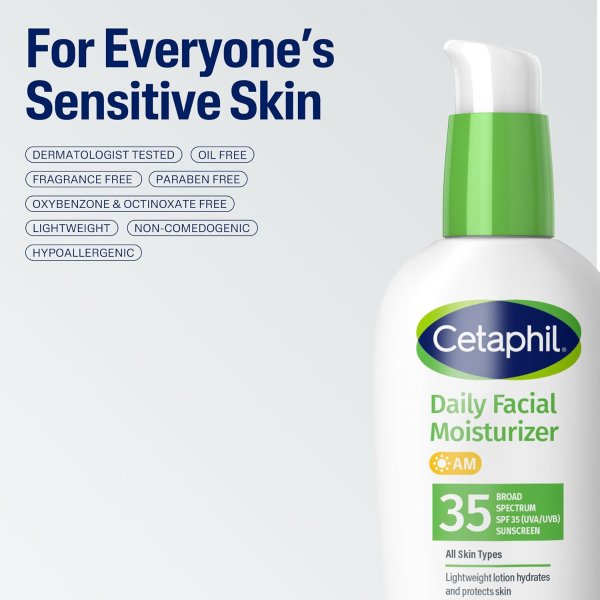 Cetaphil SPF35 保湿面霜 4oz 适合混合肌