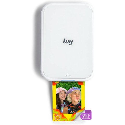 Ivy 2 迷你照片打印机 纯白 Zink 2x3 含10纸