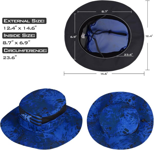 Sol Armis UPF 50 Boonie Hat Sun Protection Fishing Hiking