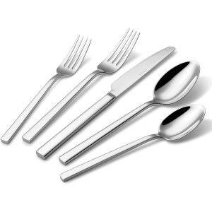 CAROTE 20件套不锈钢餐具 银色